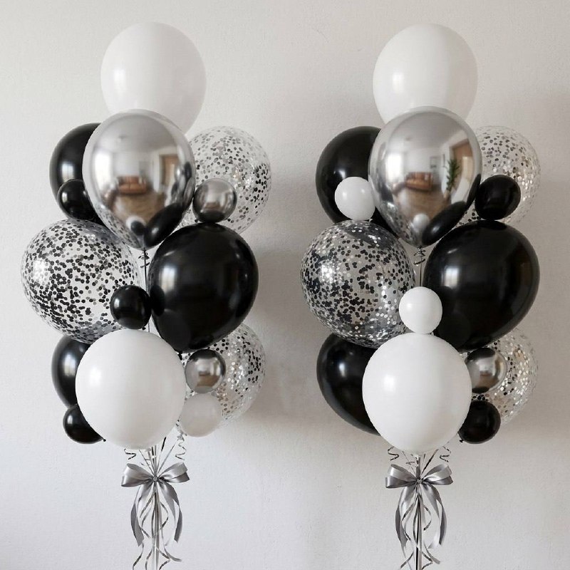 Композиция шаров «Элегантный контраст»
